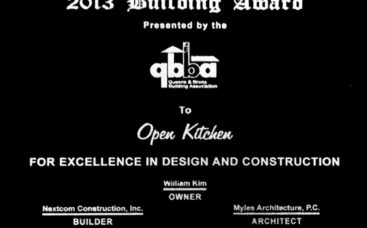 2013 BUILDING AWARD - OPEN KITCHEN